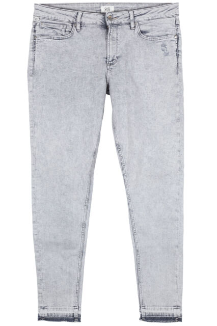 Q/S Catie Slim Fit Stretchjeans Cropped Ankle Jeans Hose Damen Denim Grau L27 ZV10876 Q/S Catie Slim Fit Stretchjeans Cropped Ankle Jeans Hose Damen Denim Grau L27 ZV10876