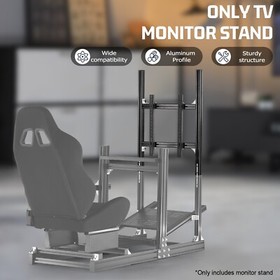Marada Monitor Stand For Racing Simulator Cockpit Display Bracket Fit Logitech