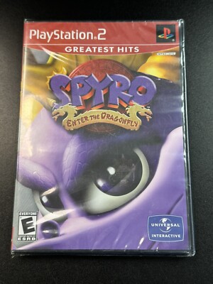 Spyro Enter The Dragonfly Sony PlayStation 2 Game Greatest Hits New
