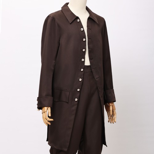 Steampunk Jacket Outwear Coat Military Trench For Men Vintage Gothic Victorian - Picture 10 of 15