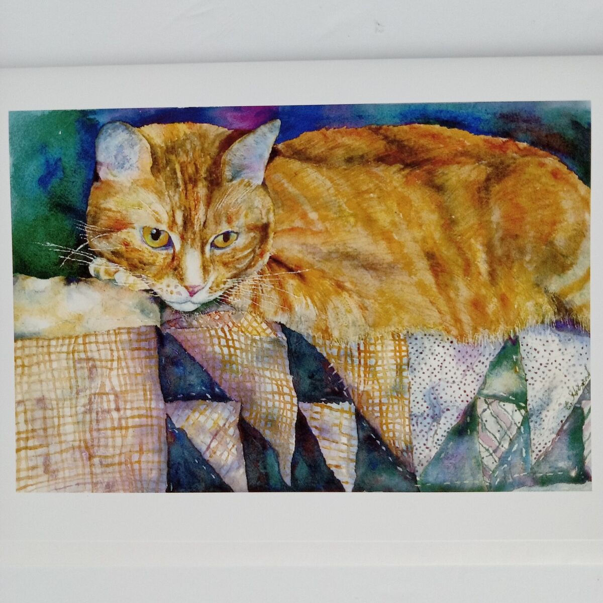 The Marmalade Cat Card Blank The Marmalade Cat Card Blank