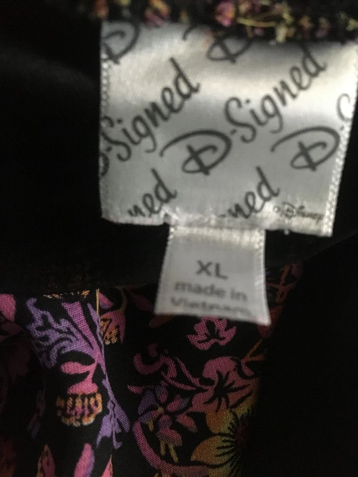 DISNEY D-Signed Girl’s Tiered Floral High Low Skirt Youth Size XL  - Image 2 of 4