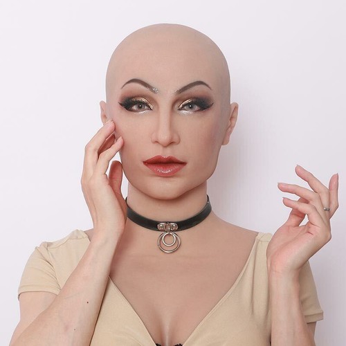 Copricapo femminile in silicone trucco permanente realistico transgender - Picture 7 of 12