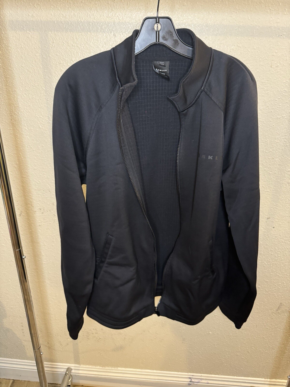 Oakley Shadow Gray Essential Full Zip Jacket Size… - image 7