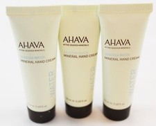 Ahava Lot of 3 Tubes Hand Cream Dead Sea Water Mineral Large Travel Size .68 oz
