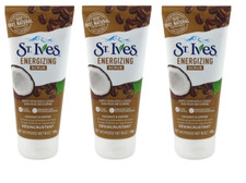 BL St Ives Scrub Coconut  Coffee Energizing 6oz each Three Pack 