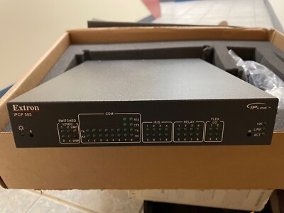 Extron IP Link IPCP 505 Control Link Processor with 8COM, 8IR/S, 8Relay & 4Flex