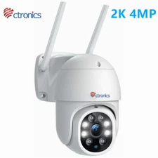 2K 4MP IP WiFi Security Camera Outdoor Home Garden Wireless Surveillance Camera