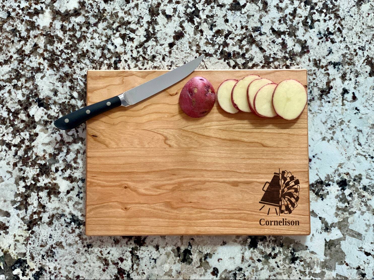 Cheer Team Cutting Board | Cheerleader Charcuterie Board | Custom Serving Tray