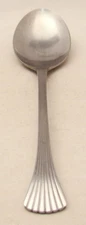 The Cellar Stainless Steel CLF17 Ribbed Fan Table Serving Spoon 8 1/4"