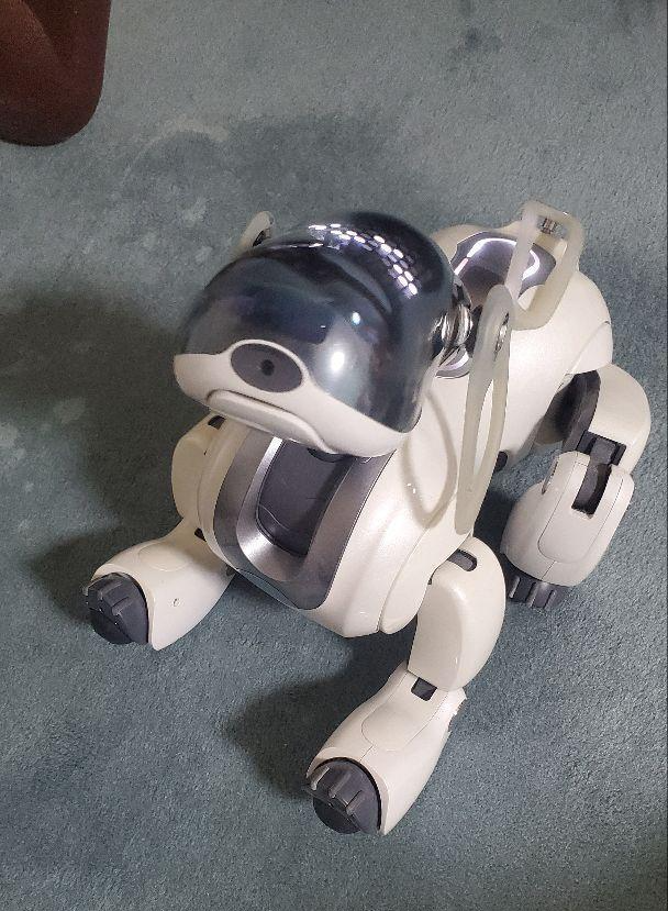 SONY Aibo ERS-7 Pearl White USED Rare Dog-Shaped Virtual Pet SONY Aibo ERS-7 Pearl White USED Rare Dog-Shaped Virtual Pet