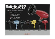 BABYLISS PRO Snap-On Diffuser for Mid-Size Dryers -- BABDF2, adds body volume