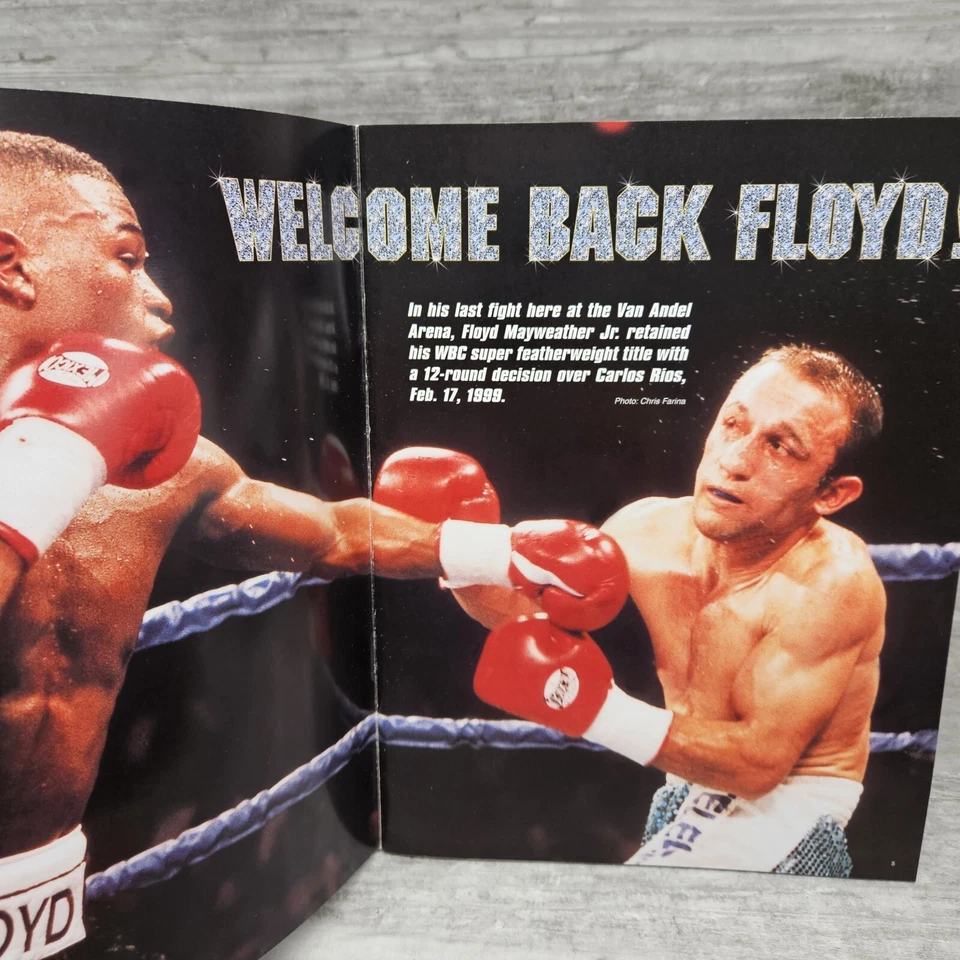 Floyd Mayweather Vs Carlos Hernandez Boxing Program May 26 2001 - Image 3 of 4
