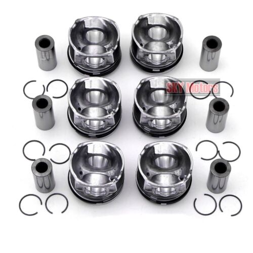 STD 6pcs Pistons With Rings Set Φ84mm for BMW E90 E91 F10 F11 N57D30 3.0 Diesel - Picture 3 of 5