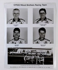 1990s Citgo Wood Brothers Racing Team Owners Group NASCAR Vintage Press Photo