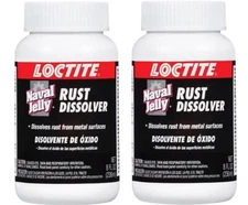 2~LOCTITE Naval Jelly RUST DISSOLVER Remover from Metal Steel Iron 1381191 8oz