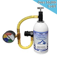 Car Aircon Air Con Conditioning Top Up Topup Recharge Refill Regas DIY Gas Kit