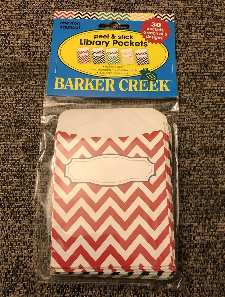 Juego de 30 bolsillos biblioteca náutica Chevron Barker Creek Publishing 1497776. Nuevo Foto 3 de 4