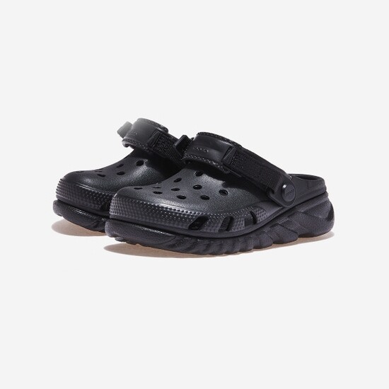 New CROCS KIDS DUET MAX II CLOG 208774-001 BLACK CRS208774 C11