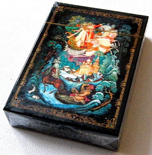 Russian Fairy Tales 54 Playing Cards Deck Palekh and Kholui Miniatures, Sealed - Picture 14 of 14