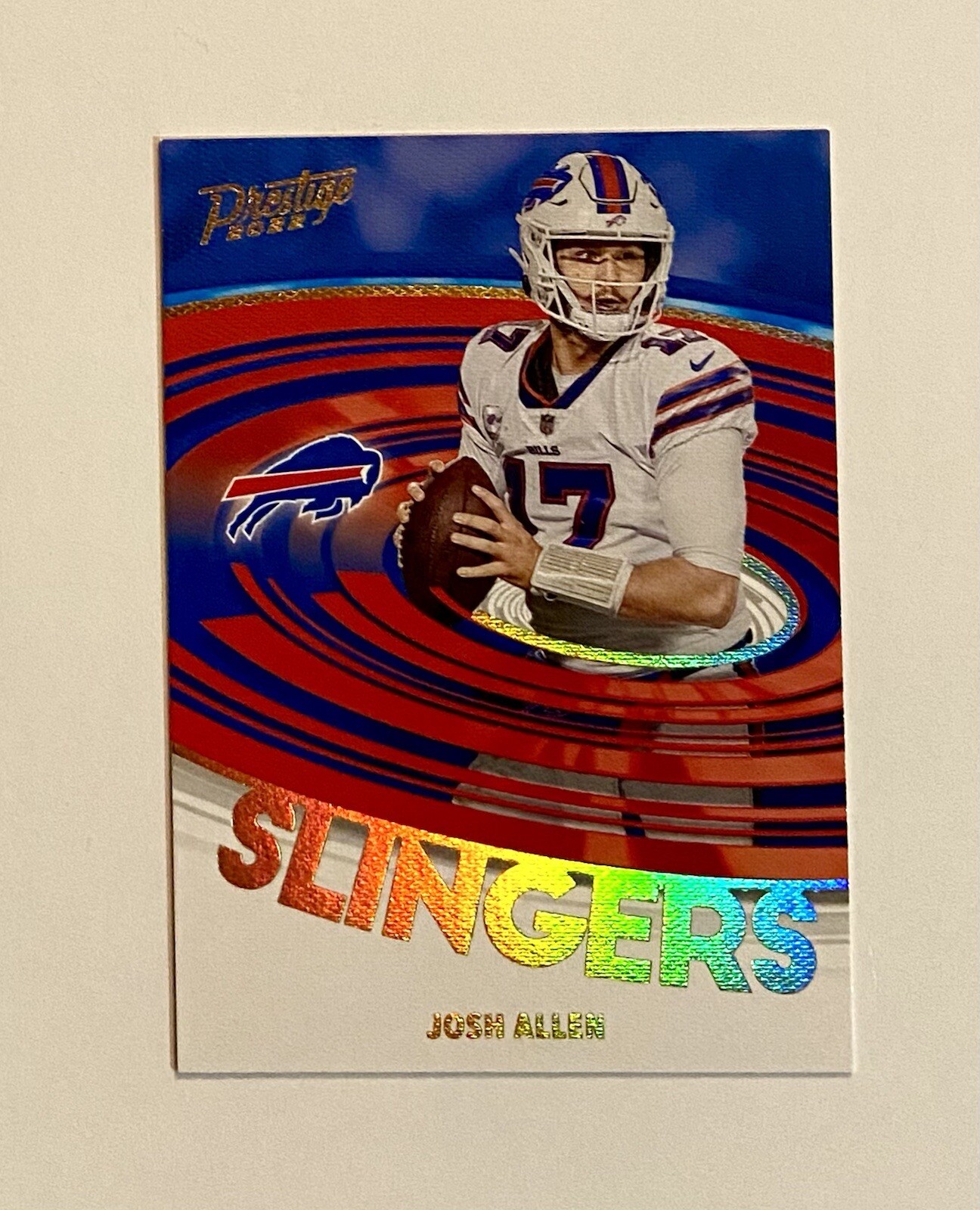 2022 PRESTIGE Josh Allen Slingers SSP #SL-7 Case Hit Very Rare Super Clean Bills
