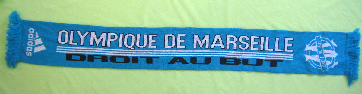 ECHARPE OLYMPIQUE MARSEILLE OM supporter Retro vintage Adidas EUR 20,90 - FR