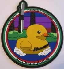 FALCON 9 COSMO-SKYMED CSG-2 SPACE MISSION PATCH SCRUB-A-DUB-DUB