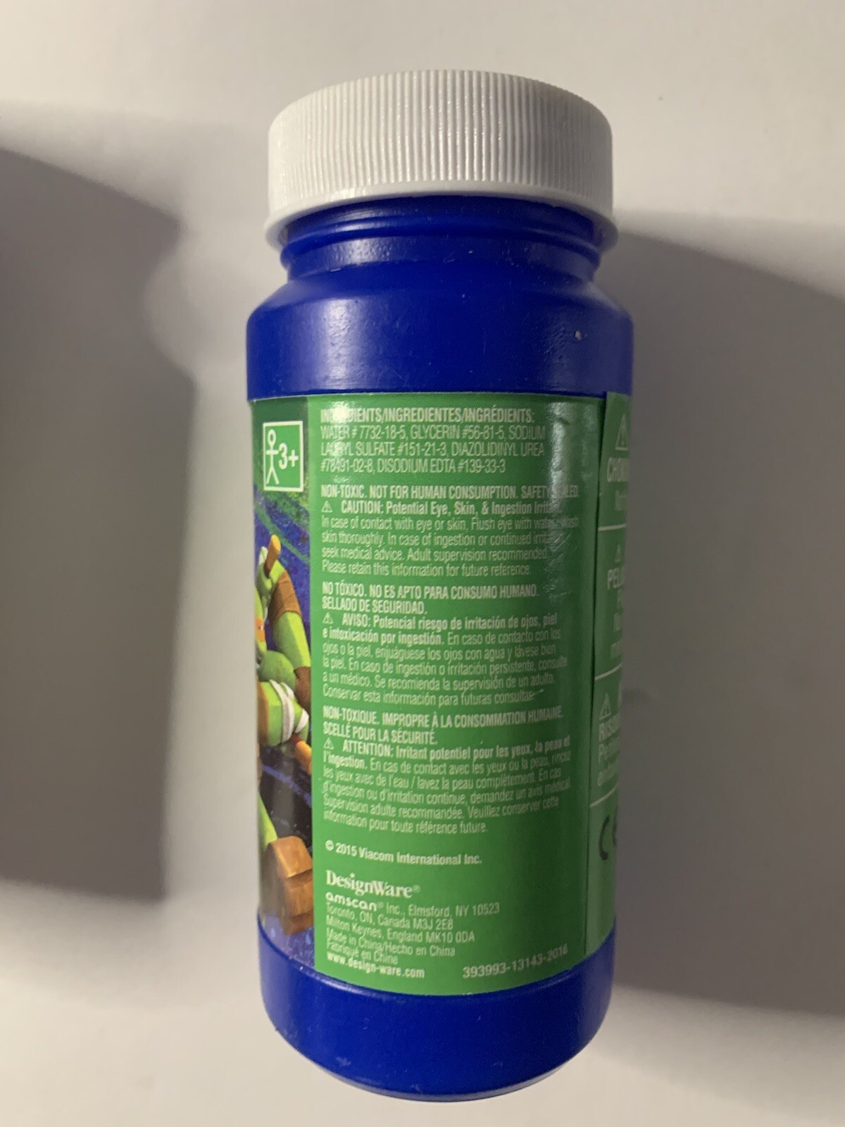 Teenage Mutant Ninja Turtles Bubbles 4 bottles of 4 fl oz