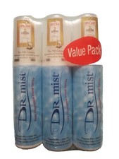 Dr Mist Deodorant  Body Hygiene Spray 75ml X 3 Bottles, Free Shipping To USA