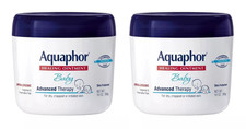Pack 2 Aquaphor BABY Advanced Therapy Healing Ointment, Dry Skin, 14 oz, 04/26
