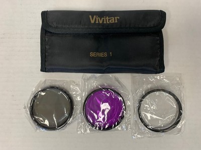 Vivitar Multi-Coated Filter UV, CPL, HD Kit 58mm 3-Piece Series 1 W/ Case Ppwk