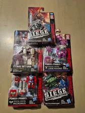 Transformers Siege WFC Battle Masters Shuffler Liege Maximo Micronus Lot of 5