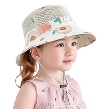 Kids Sun Hat Kids Beach Hats with UPF 50 Wide Brim Sun Protection Hat for Pink