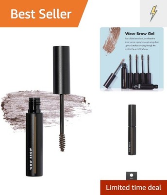 Wow Brow Gel, Volumizing, Buildable, Wax-Gel Hybrid, Creates Full, Voluminous...