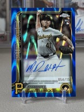 2025 Topps Chrome 54/150 Auto Michael Darrell-Hicks #AC-MD (AU, RC) Pirates