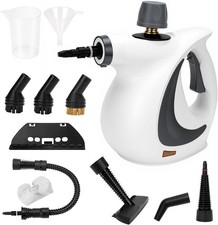 Pressurized Handheld Steam Cleaner for home with 11 pcs Accessories & Safety Loc