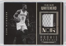 2016 Noir Rookie Materials Black and White 10/25 Isaiah Whitehead #29 Patch 1u6