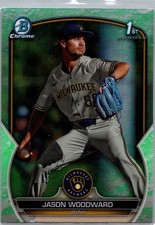 2023 Bowman Draft #BDC-97 Jason Woodward Chrome Lunar Glow Refractor