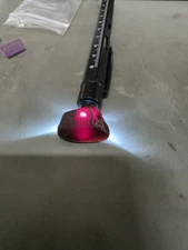 Zambia Garnet Very Dark Red 5.5 grams  eye clean facet rough natural 