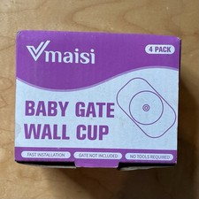 4 Pack Baby Gate Wall Protector Wall Cups Pressure Mounted Safety Kit
