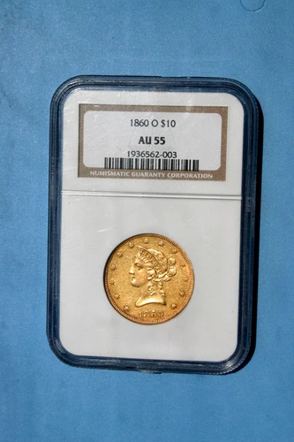 1860-O Liberty Eagle — photo from the most recent tracked eBay sale