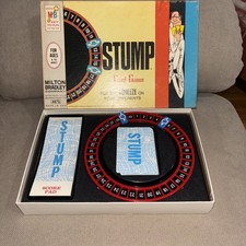 Vintage STUMP Card/Strategy Game 1968 Milton Bradley 4870 COMPLETE w/Score Pad