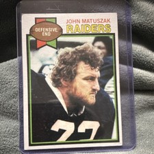 Topps 1979 John Matuszak #108 Oakland Raiders NFL Football Card 1979 Topps Set