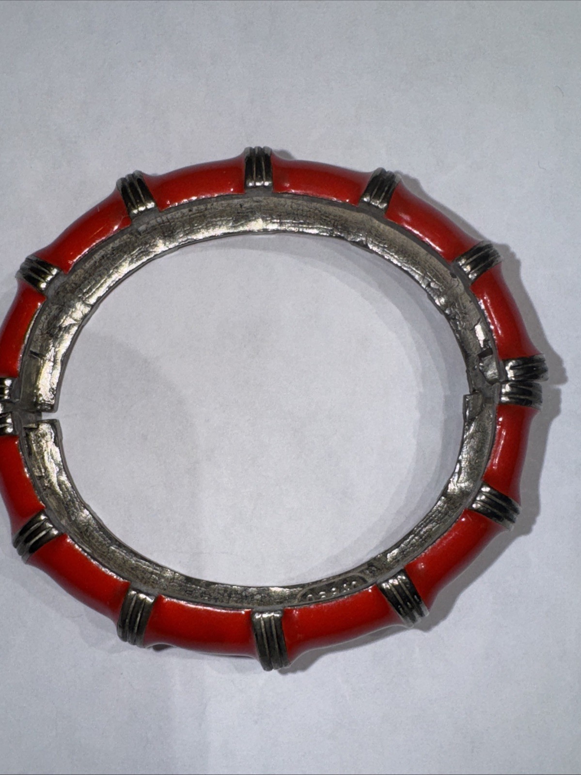 Original By Robert Hinged Bangle Red - image 2