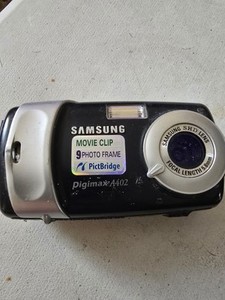 Samsung Digimax A402 4.0MP Digital Camera - Black - Untested