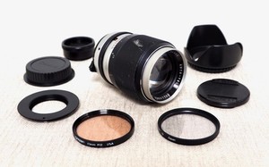 Vintage Telephoto Portrait Macro Bokeh Lens 135mm 2.8 Kit for Canon EOS EF DSLR