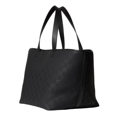 GUCCI Edge Large $2500 Black Leather Tote Bag New & Authentic | eBay