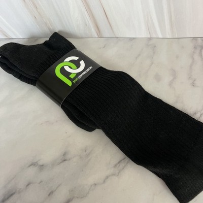 PRO Compression socks Green Crew Sock Runners Nurses Waiters Size S/M NWT