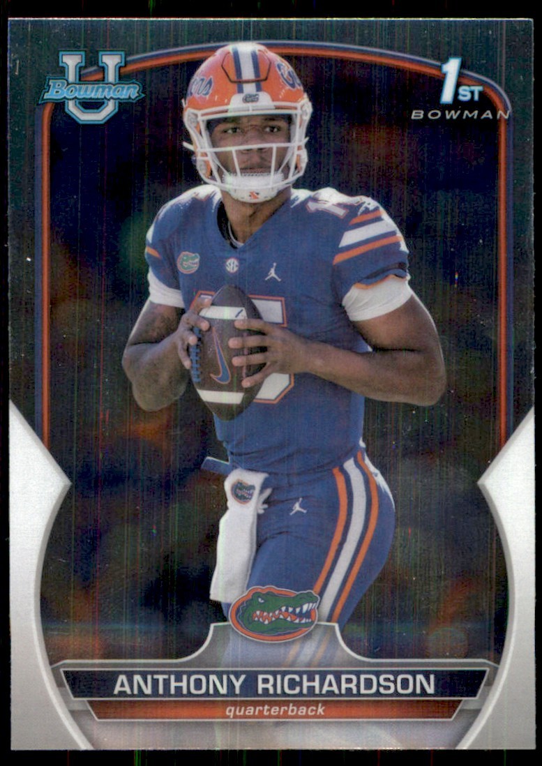 2022 Bowman University Chrome Anthony Richardson Rookie Florida Gators #65