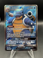 Blastoise GX SM189 - Black Star SM Promo - Full Art Ultra Rare Pokemon Card TCG